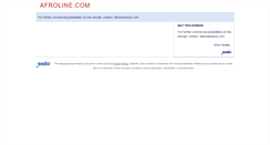 Desktop Screenshot of afroline.com